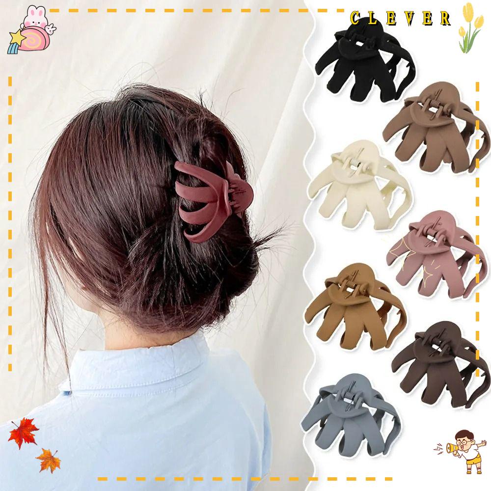 CLEVER Kẹp Tóc Càng Cua Bằng Nhựa Hình Bạch Tuộc Cho Nữ
