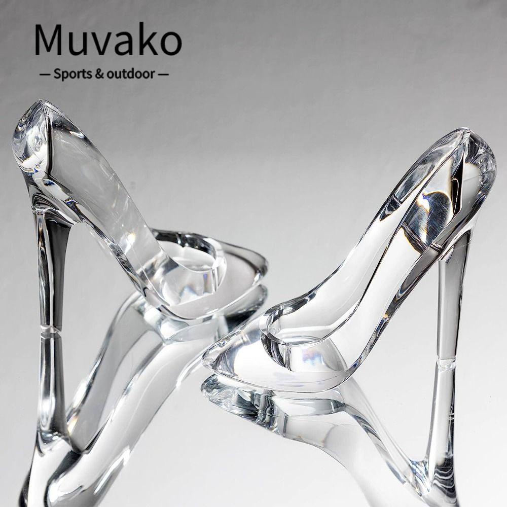 MUVAKO Mô Hình Giày Cao Gót Bằng Acrylic Trong Suốt Độc Đáo Trang Trí Đám Cưới