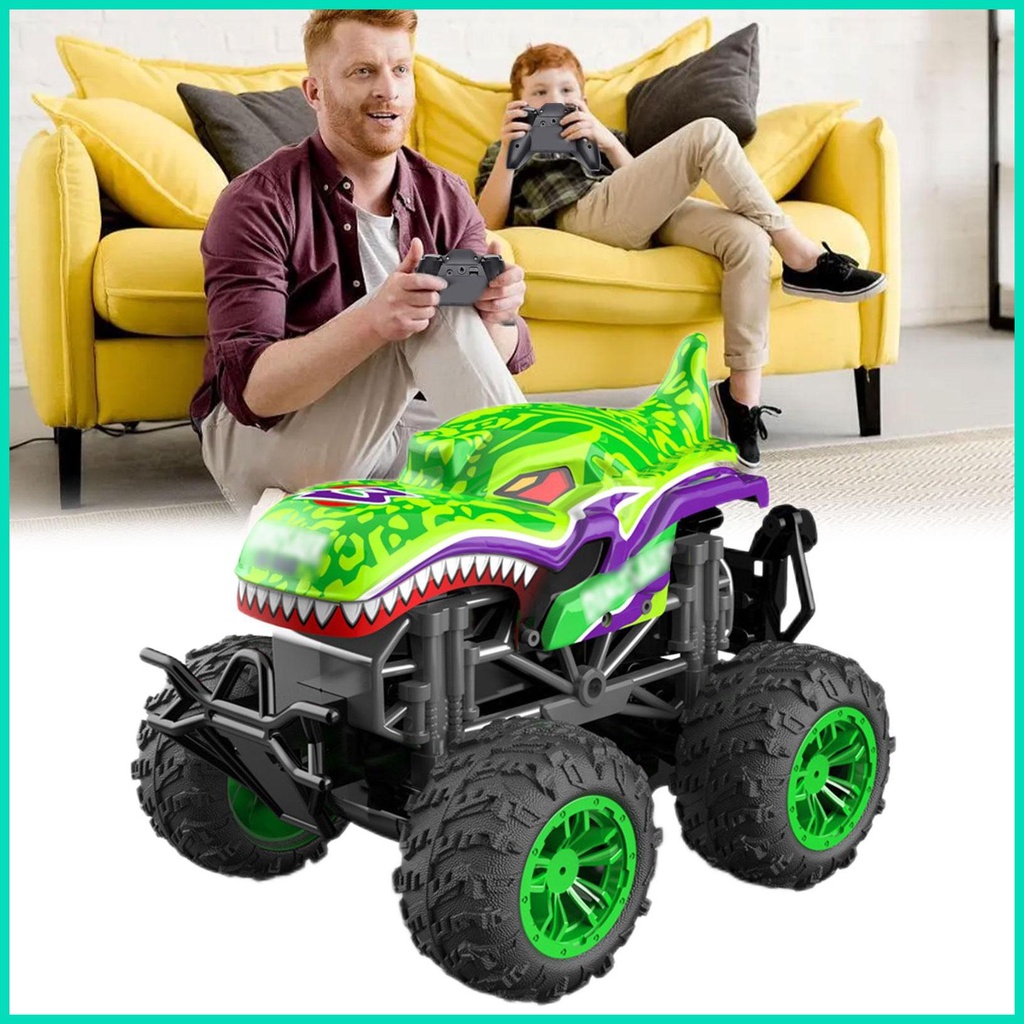 Xe Tải Cá Mập Điều Khiển Từ Xa 2.4Ghz Tỉ Lệ 1: 18 Kèm Sạc Lại Được