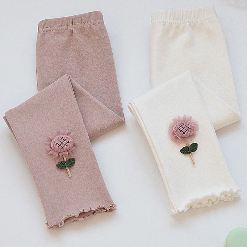 Quần legging JOYNCLEON cotton mỏng phong cách nước ngoài thời trang mùa thu cho bé gái