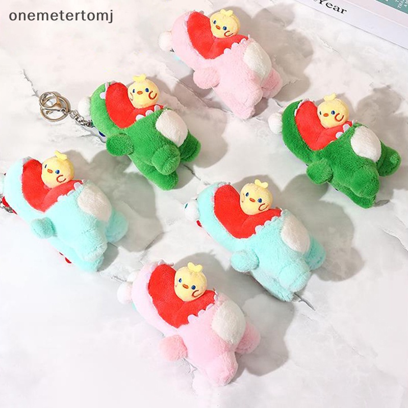 1 Móc Khóa Hình Khủng Long / Gà Nhồi Bông Hoạt Hình Đáng Yêu