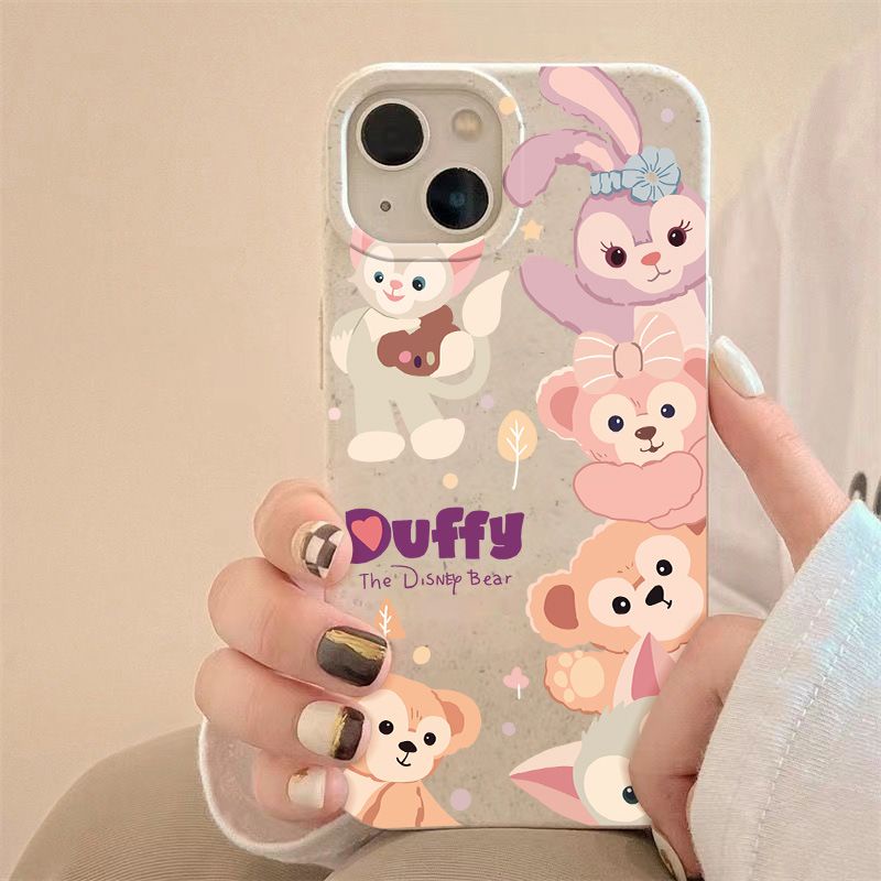 Ốp Điện Thoại Dẻo Họa Tiết Gia Đình Duffy Dễ Thương Chống Sốc Cho iPhone12137ins 14pro 8p11 A263