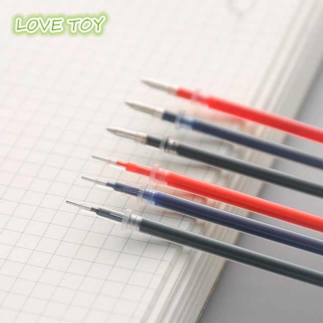 Set 10 Ruột Bút Bi Nhiều Màu 0.5mm 0.38mm