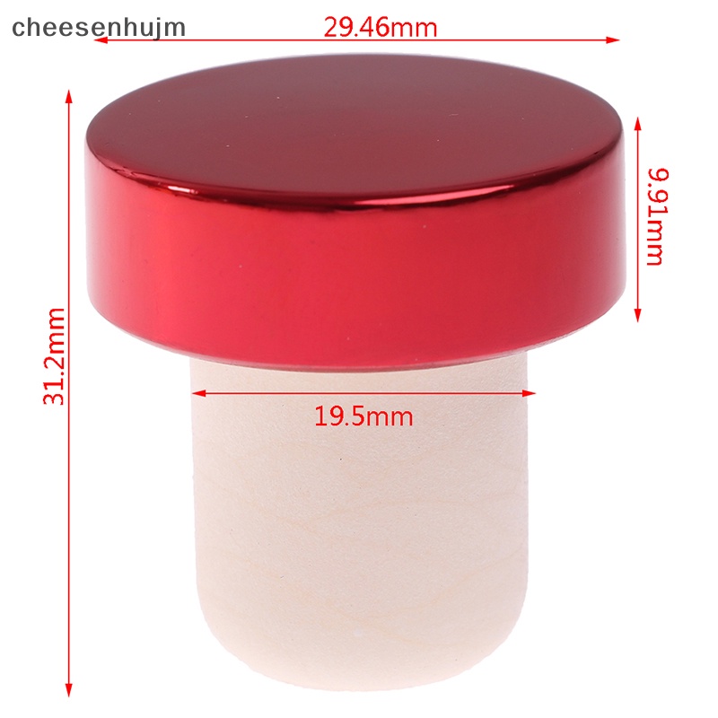 Bộ 10 Nút Đậy Chai Rượu Hình Chữ T Bằng Polymer