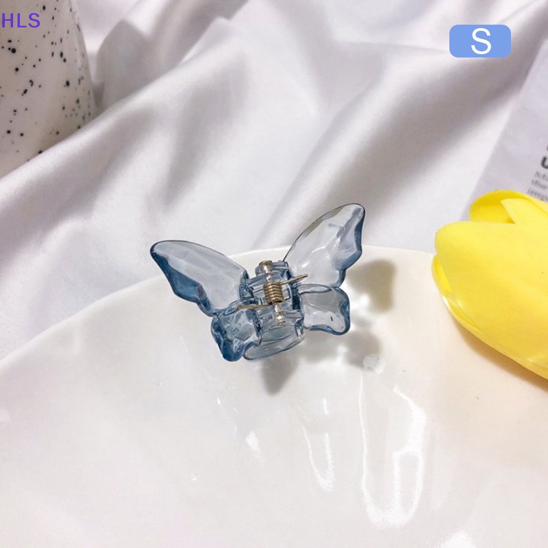 Kẹp Tóc Bướm Màu Laser Cực Quang Phong Cách Hàn Quốc Cho Nữ