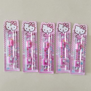 Bộ 5 bút chì hello kitty 5 trong 1