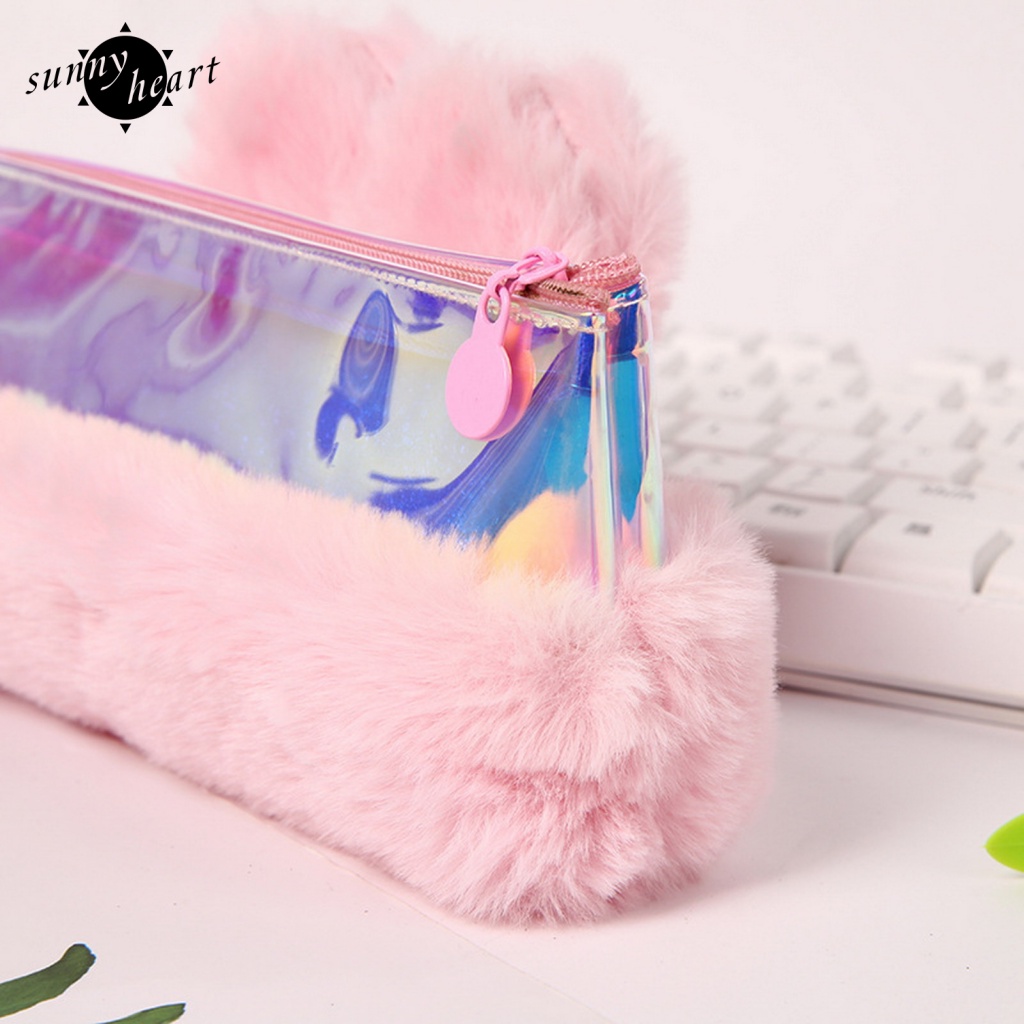 Sunnyheart Túi Đựng Văn Phòng Phẩm Có Thể Làm Quà Tặng Dây Kéo Mịn Màng Dễ Mở Và Đóng Và Đóng Bền