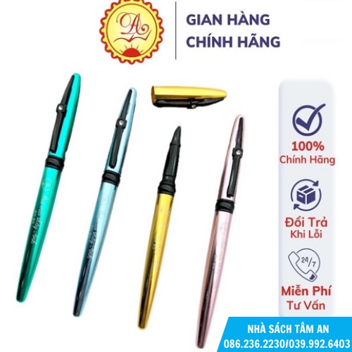 Bút mài Thầy Ánh SH080 - Bút luyện chữ đẹp Ánh Dương ngòi lá tre kim tinh - Không gỉ, không kén mực