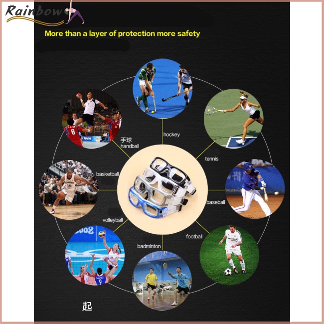 Gọng Kính Đeo Mắt Hỗ Trợ Luyện Tập Thể Thao / Bóng Rổ / Bóng Đá Dành Cho Thanh Thiếu Niên