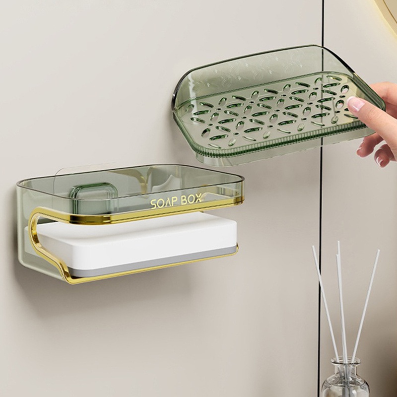 Hộp Xà Phòng Treo Tường Thoát Xà Phòng Giá Đựng Xà Phòng Hộp Đựng Giá Để Đồ Nhà Tắm Sáng Tạo Thoát Xà Phòng Hộp Đựng Xà Phòng Homelove