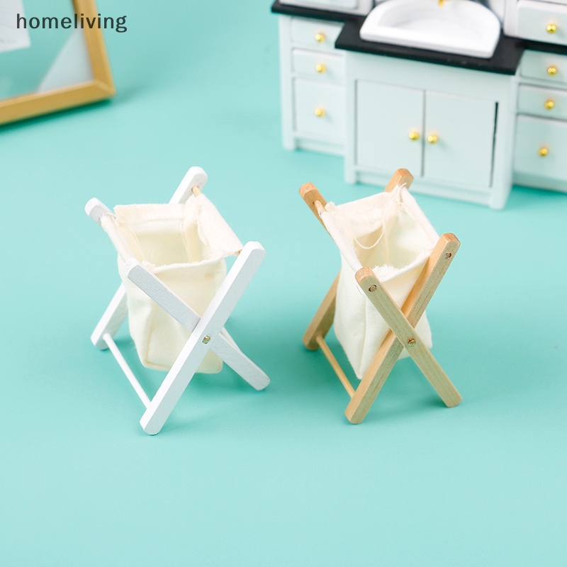 Giỏ Đựng Quần Áo Gấp Gọn Tỉ Lệ 1 / 12 Trang Trí Nhà Búp Bê