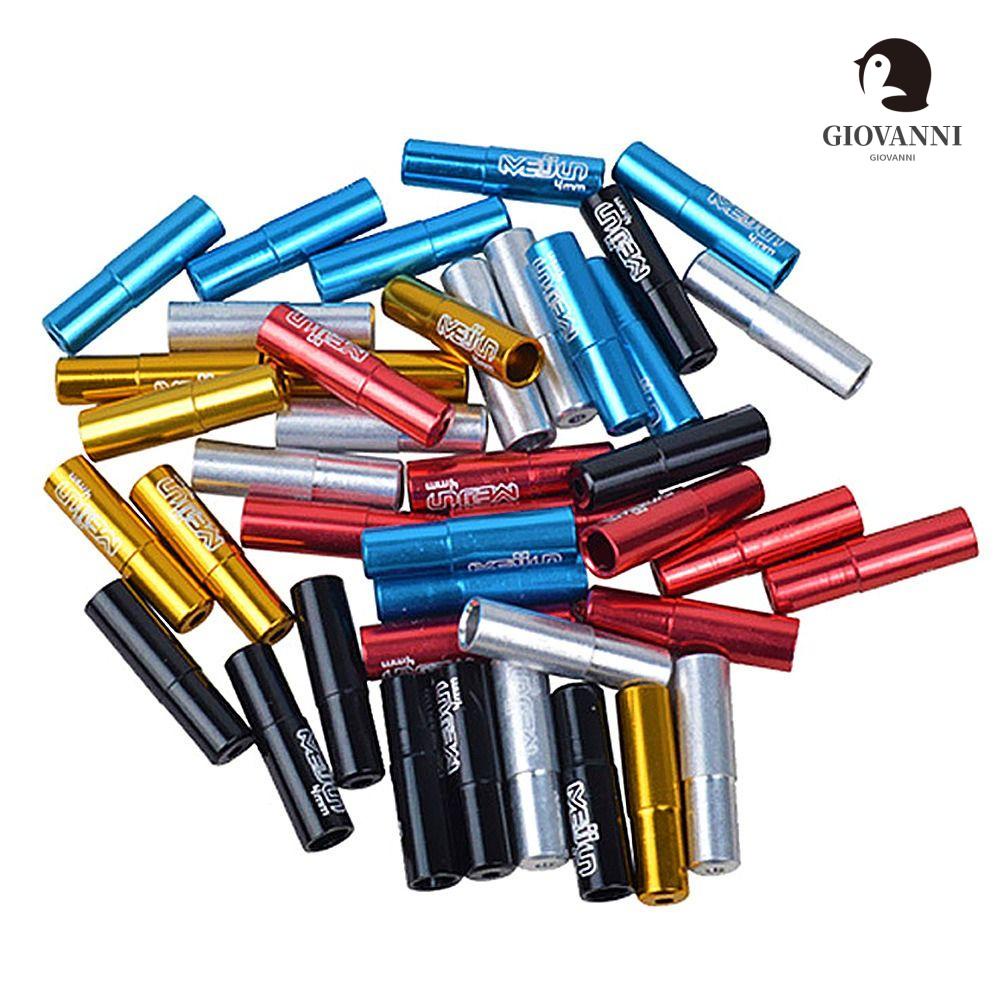 Set 10 Đầu Bọc Dây Cáp Xe Đạp 4mm / 5mm Không Biến Dạng Trọng Lượng Nhẹ