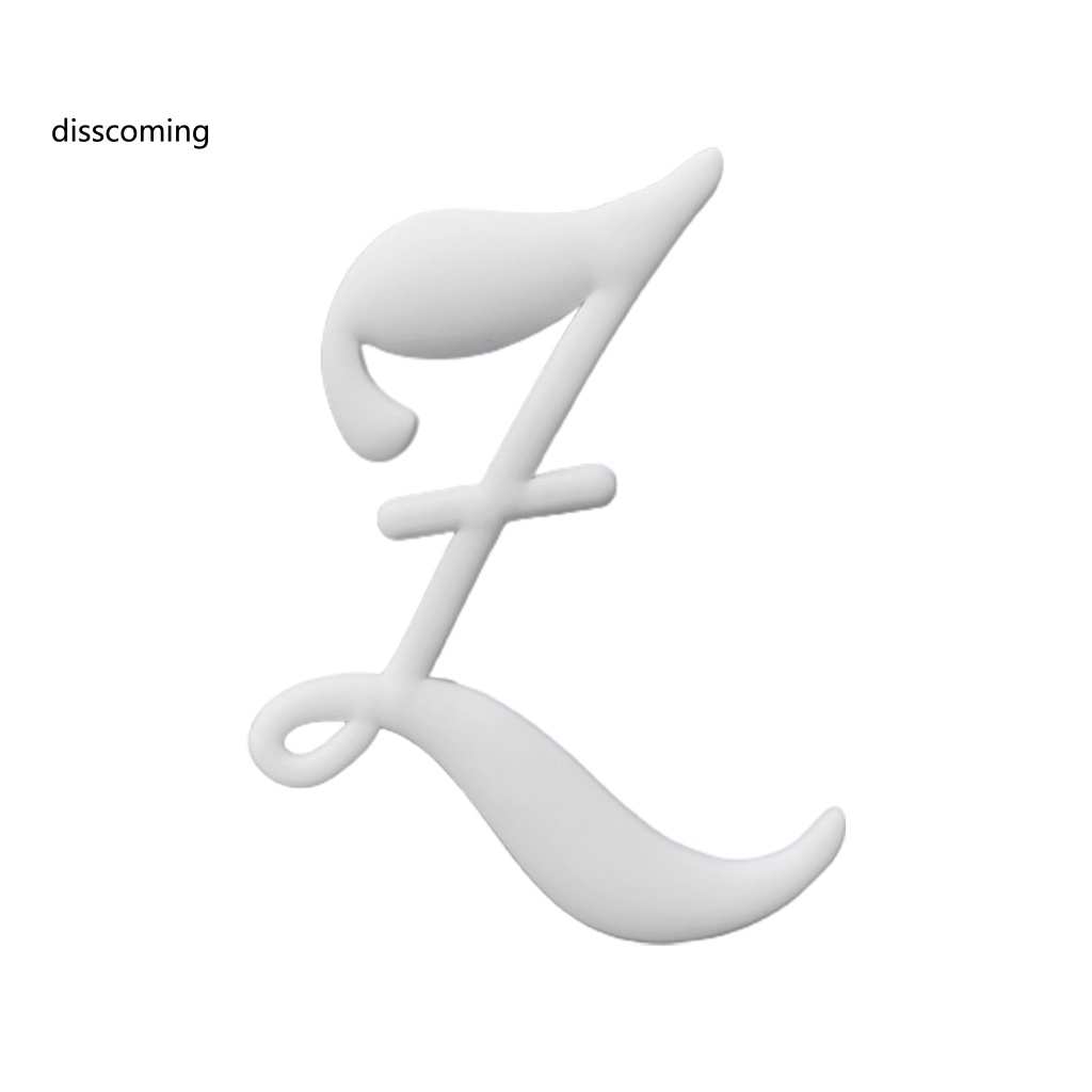 Áo Khoác Dáng Dài In Họa Tiết Cá Tính Trẻ Trung| Phụ Kiện Trang Trí Túi Xách Hình Bảng Chữ Cái 3d Diy Có Thể Tùy Chỉnh Cho Nữ