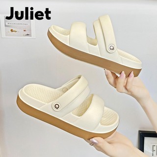 Juliet Dép nữ Đế Dày Thiết Kế Đục Lỗ Thời Trang Đi Biển Mới 2024 Cho Nữ B91H07L