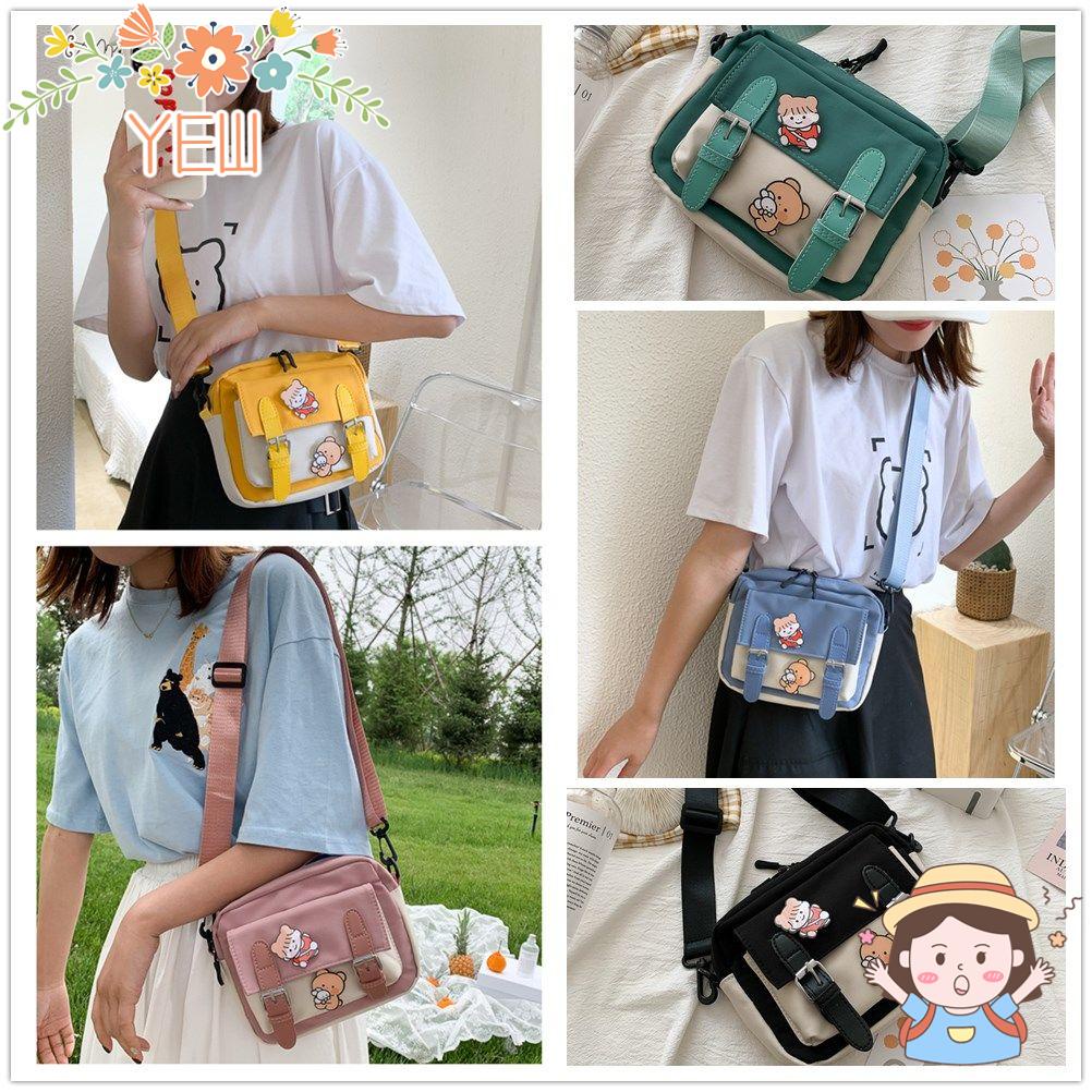 Túi Đeo Chéo Vai Bằng Vải Thời Trang Sành Điệu Cho Nữ