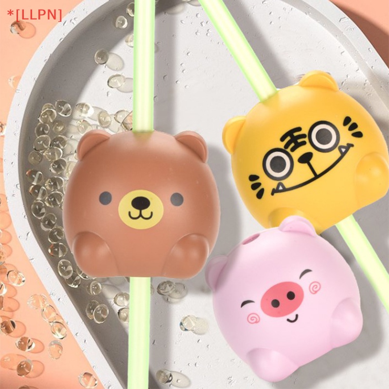 [loyaltysun] Ống Hút Hình Động Vật Dễ Thương Có Thể Tái Sử Dụng Cho Tiệc Chào Mừng Trẻ Em