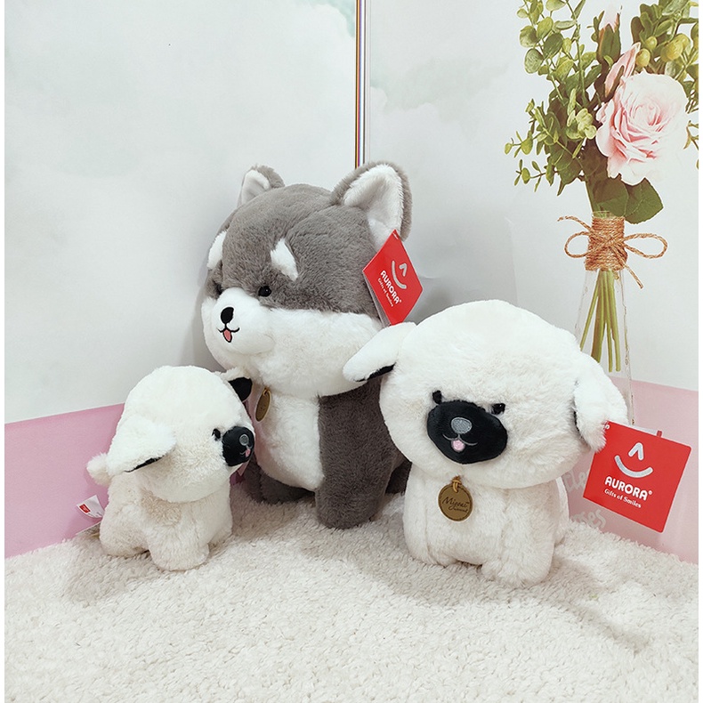 ⚡Tất Cả Các Loại Đồ⚡ Chú Chó husky Nhồi Bông Dễ Thương Dùng Làm Quà Tặng Sinh Nhật 230805