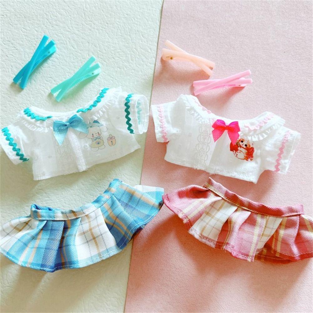 Quần Áo Bằng Cotton Dễ Thương Cho Búp Bê 20cm