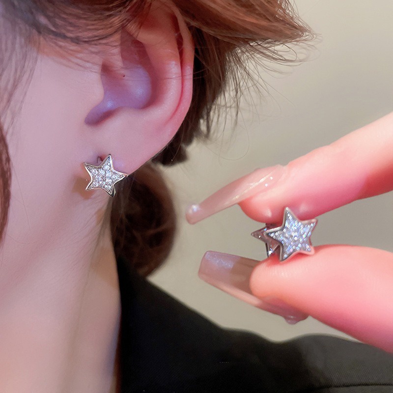 Bông Tai Ngôi Sao Lấp Lánh Thời Trang Dành Cho Nữ