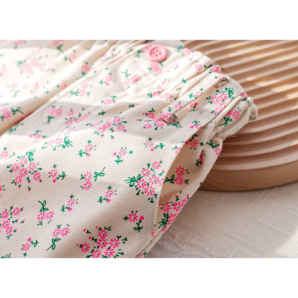 Chân Váy Hoa Ngắn Màu Sắc Xinh Xắn Thời Trang Mùa Hè Cho Bé Gái