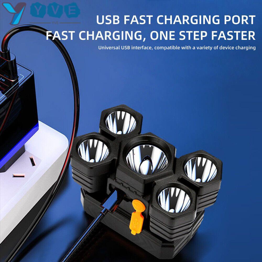 Bộ Đèn LED Đeo Đầu Chống Nước Dùng Đi Cắm Trại / Chạy Bộ