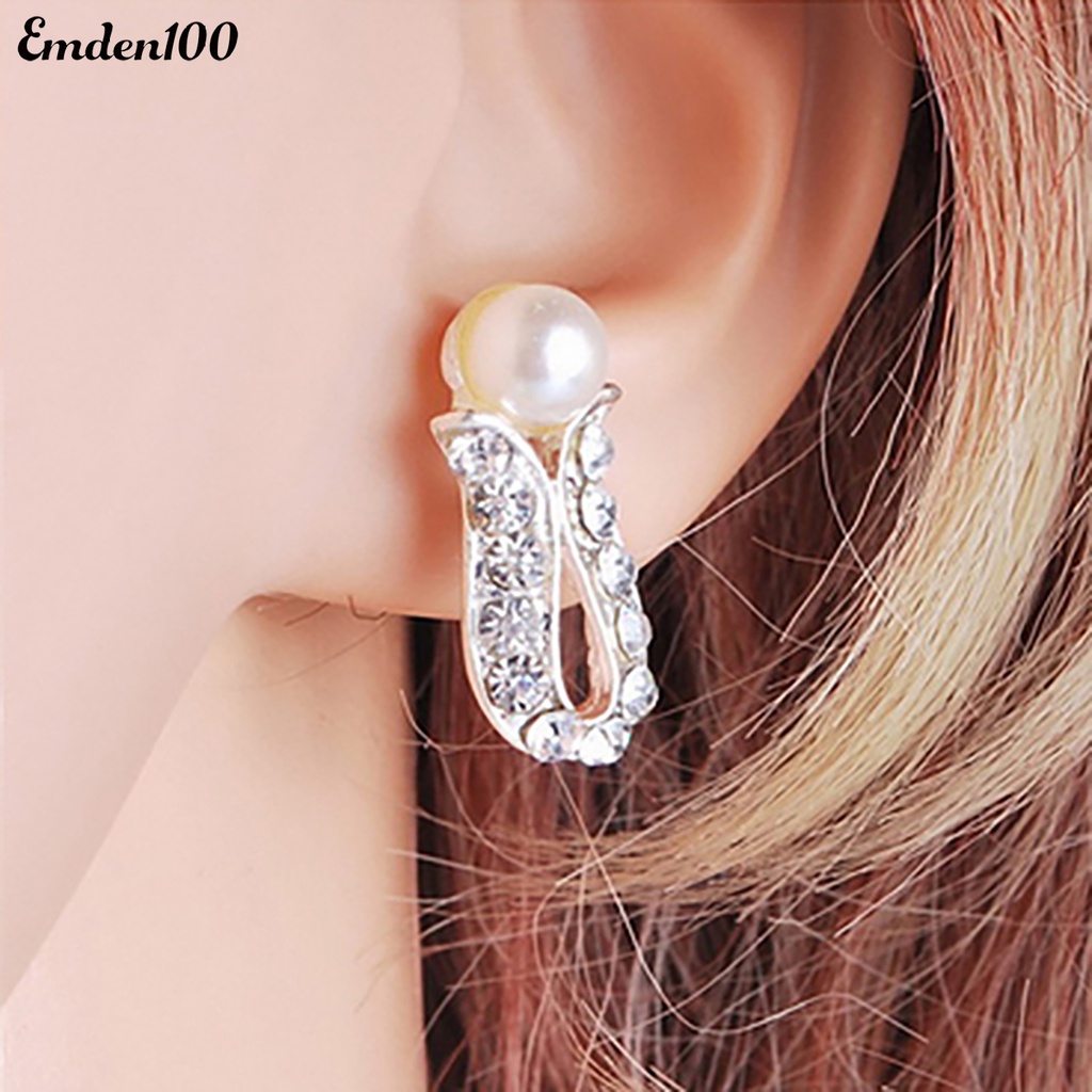 Bộ 3 Trang Sức Kim Loại Đính Đá Sang Trọng