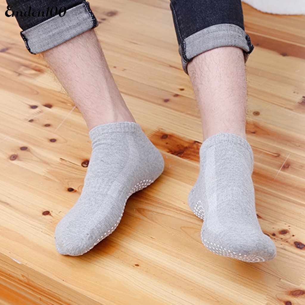 1 Đôi Vớ Yoga Chất Liệu Cotton Thoáng Khí Chống Trượt Cho Nam Nữ