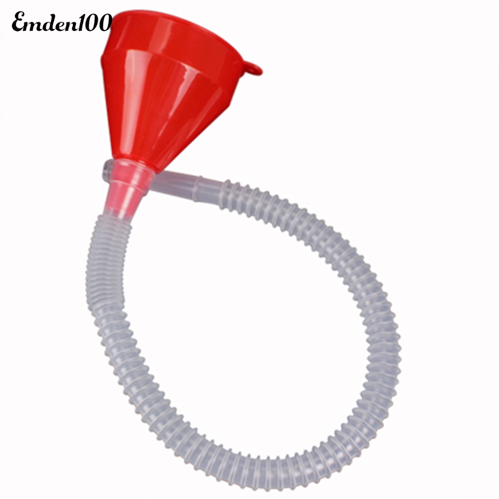 Phễu Bằng Nhựa Mềm Kèm Ống Dẫn Dầu Emden Thông Dụng Cho Xe Hơi Xe Máy