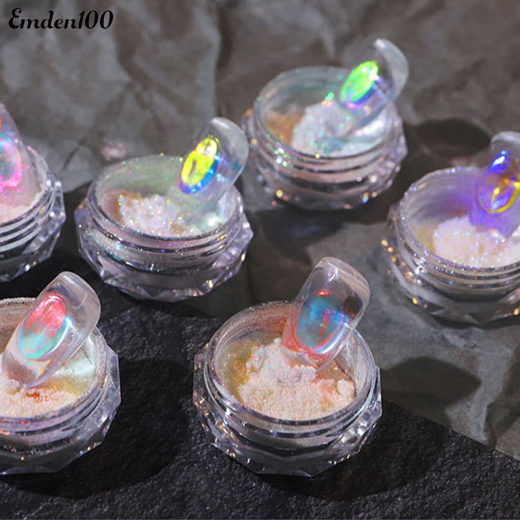 Bột Tráng Gương Sơn Móng Tay Tạo Hiệu Ứng Cực Quang Cho Nữ