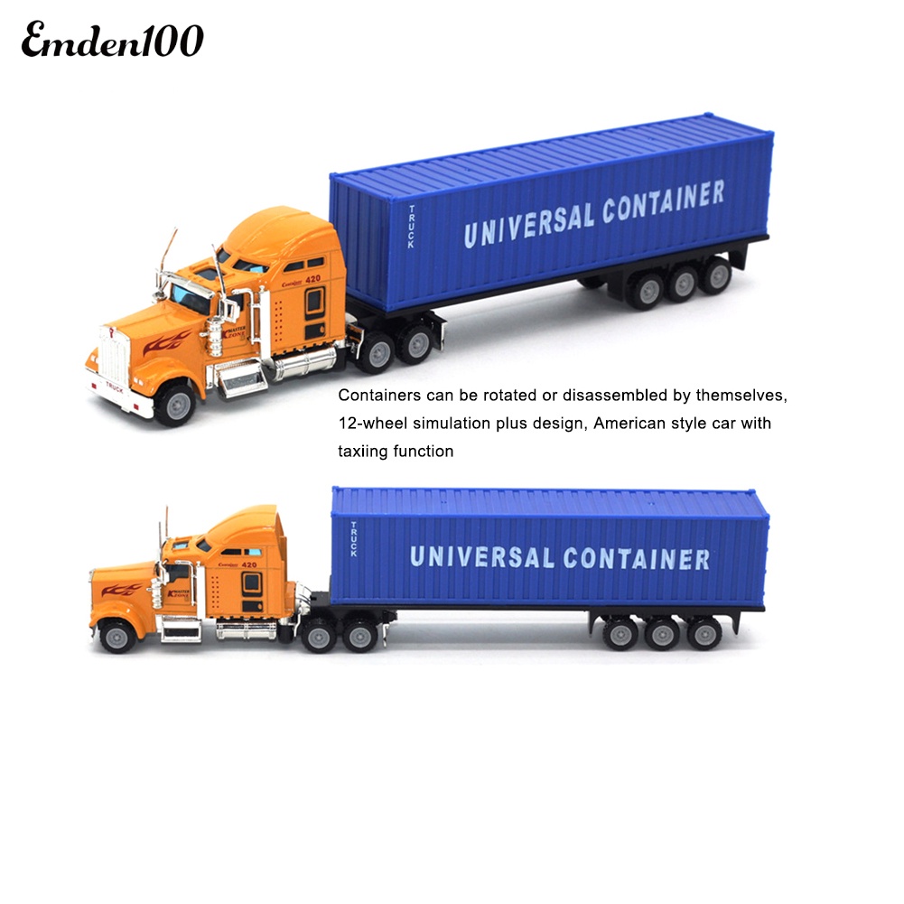 Mô Hình Xe Container Đồ Chơi Cỡ 1 / 65