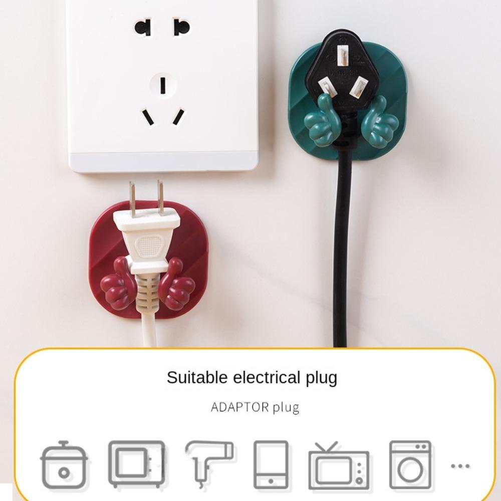 Móc Treo Phích Cắm Dán Tường Bằng ABS Đa Năng Tiện Dụng