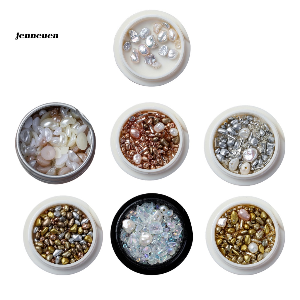 1 Hộp Đá Vỏ Sò Đính Móng Tay Trang Trí Nghệ Thuật