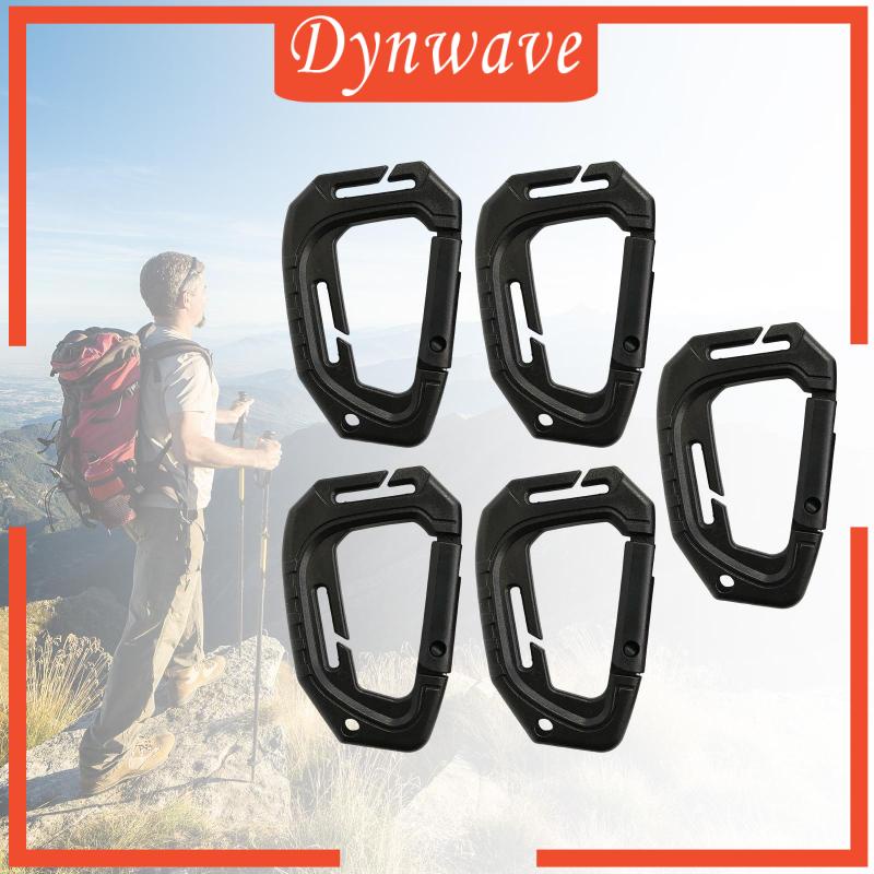 Set 5 Móc Khóa Carabiner Hình Chữ D Đa Dụng