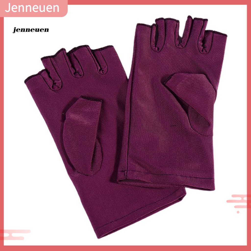 1 Đôi Găng Tay Không Ngón Bảo Vệ Khi Làm Móng UV Harm