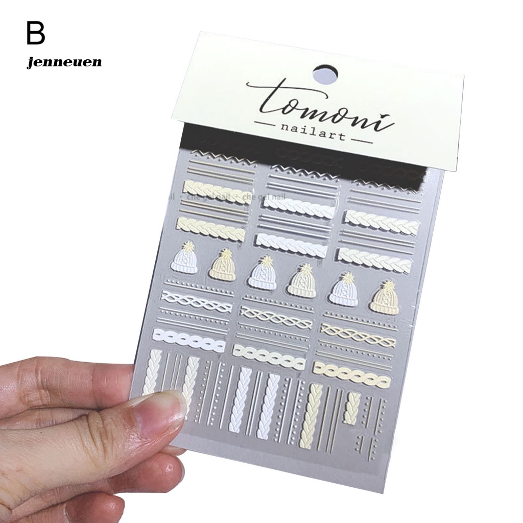 Miếng Dán Trang Trí Móng Tay Nhiều Hình Dạng Dễ Thương