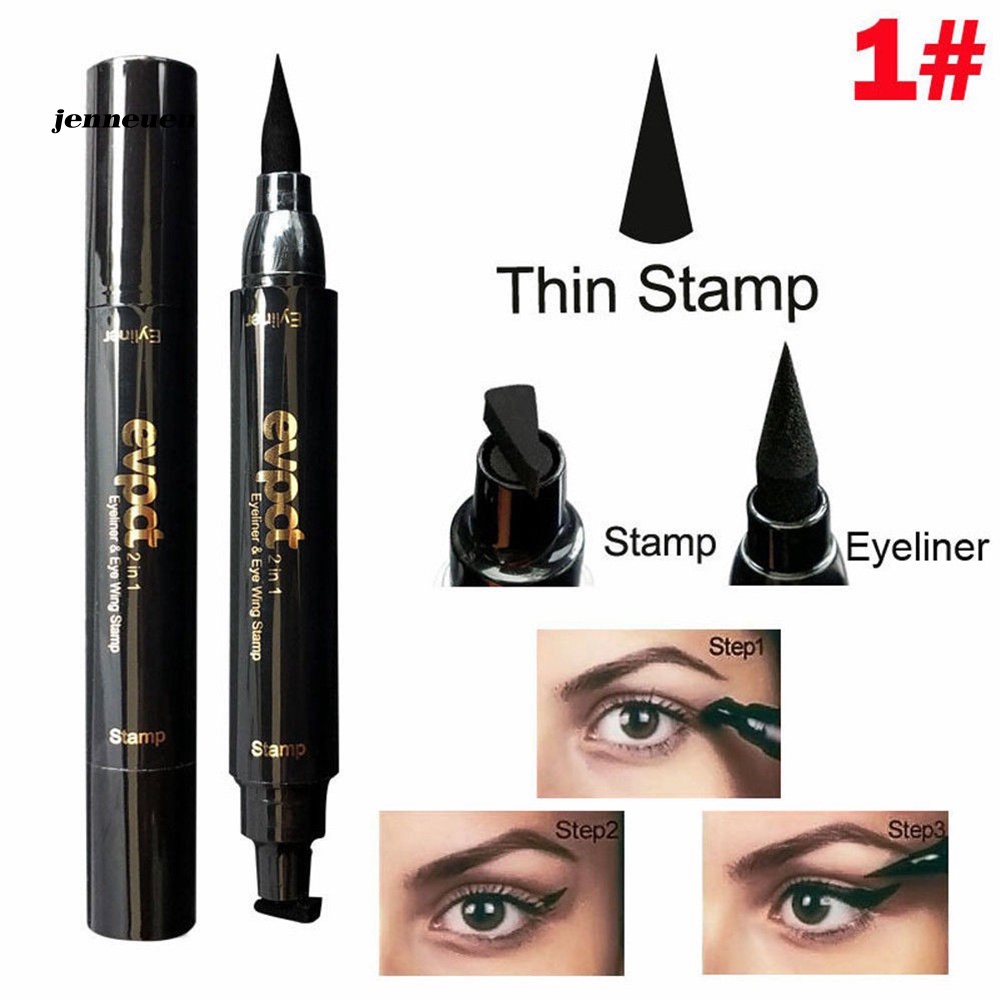 Bút Kẻ Mắt Nước Hai Đầu Lâu Trôi Không Lem Chống Thấm Nước