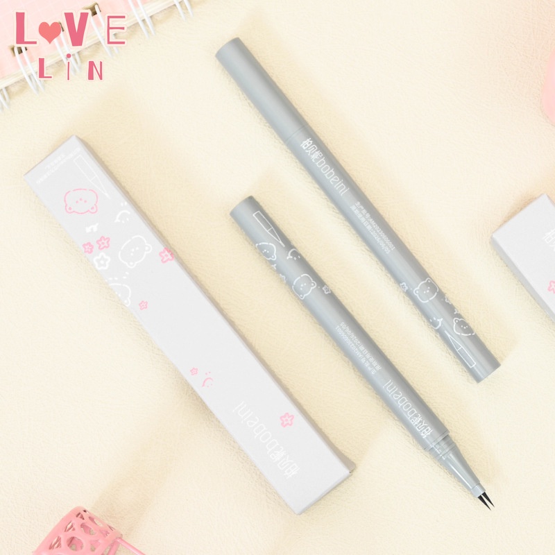 Bút Kẻ Mắt Dạng Lỏng Hai Đầu Lông Mi Mịn Màng Tự Nhiên Không Thấm Nước