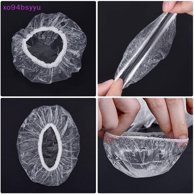 Set 100 Túi Bọc Tai Chống Thấm Nước Xo94Bsyu Tiện Dụng Khi Tắm / Nhuộm Tóc