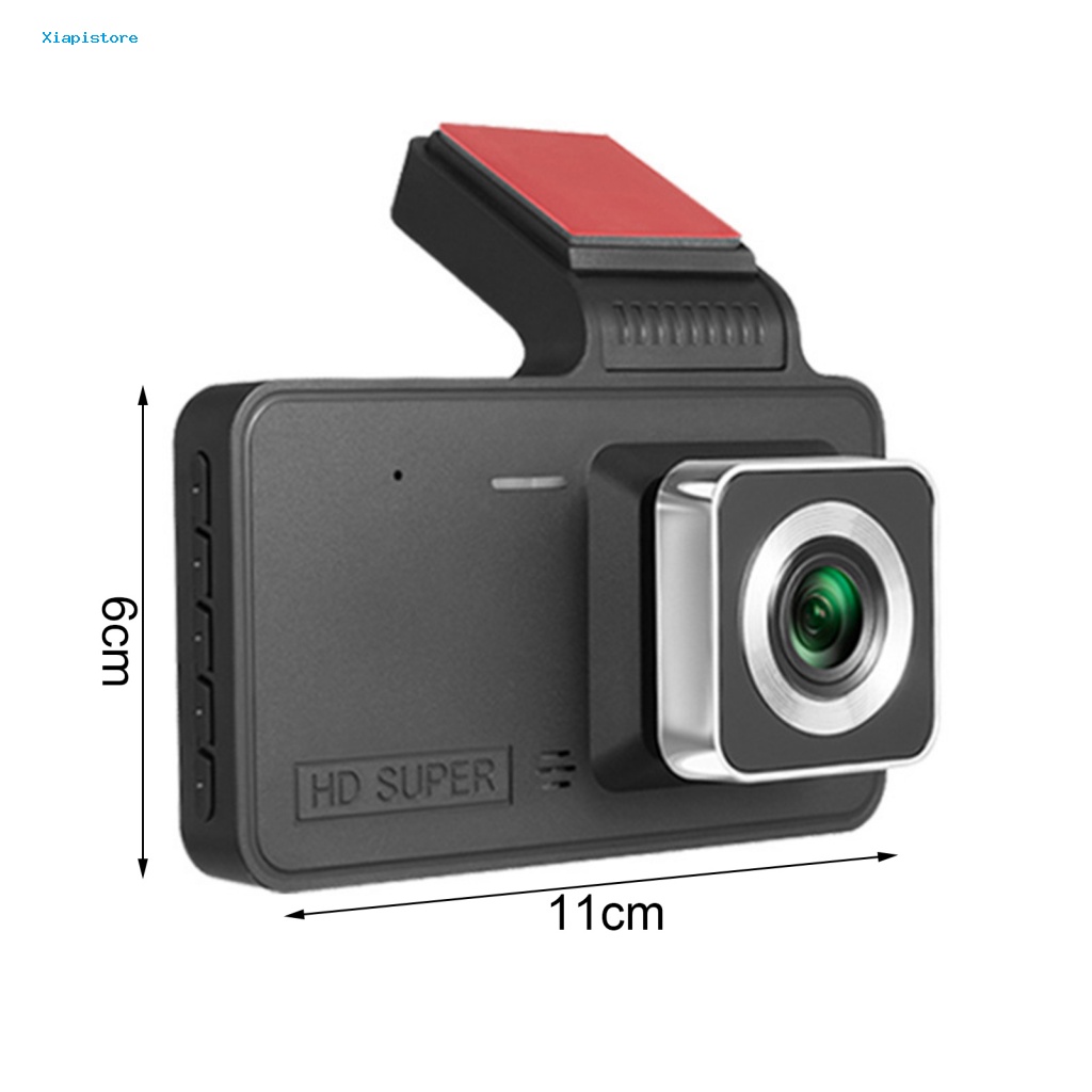 Camera Ghi Hình Cảm Ứng Góc Rộng 140 Độ 4 Inch Hỗ Trợ Thẻ TF Quay 1080P Cho Xe Hơi