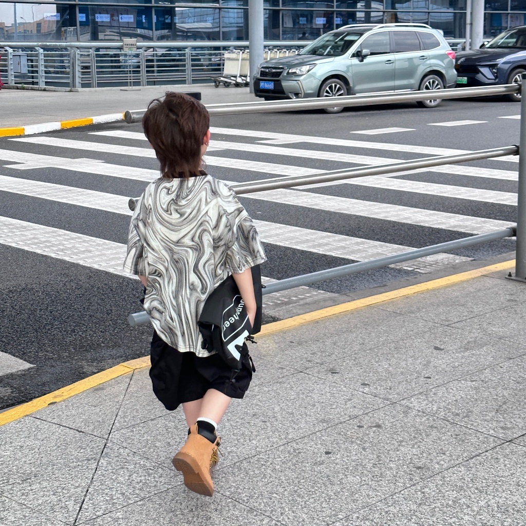 Áo Thun In Hình Phong Cách Hàn Quốc Xinh Xắn Cho Bé