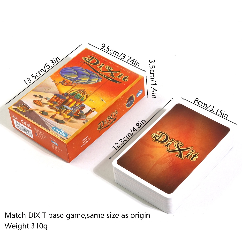 12x8 cm Dixit Expansion Board Games Card Game