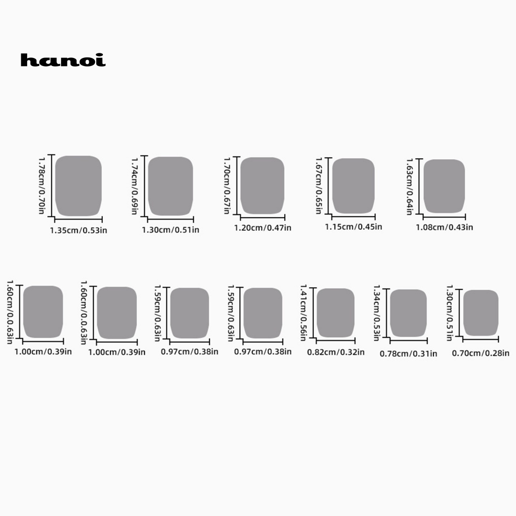 1 Bộ Móng Tay Giả Màu Trơn Chống Vỡ Có Thể Tháo Rời