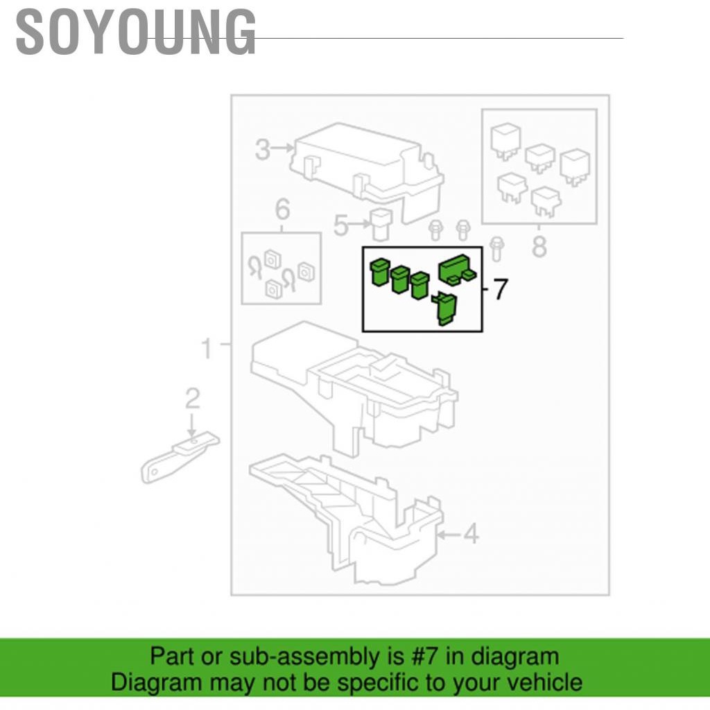 Soyoung Relay Fuse Box  High Efficiency Practical 38232SDAA11 Powerful Multi Block for Ridgeline 3.5L 2006-2008