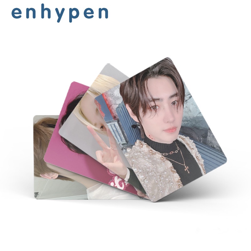 ENHYPEN Card Set 50 Tấm Thẻ Ảnh Kpop Laser Lomo Card Hình Nhóm Nhạc