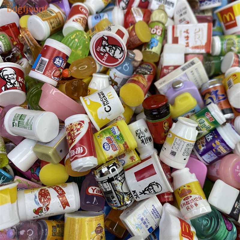 Set 5 Đồ Ăn Nhanh Mini Dễ Thương Cho Nhà Búp Bê