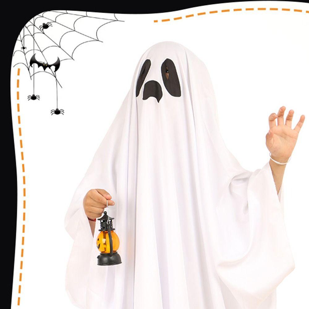Dalton halloween ghost cloak cape, cosplay costume polyester, creative pumpkin light trang phục trang phục quần áo đạo cụ đàn ông