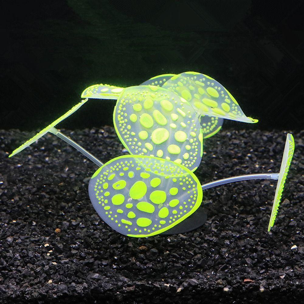 San Hô Silicone Phát Sáng Trong Đêm Dùng Trang Trí Bể Cá