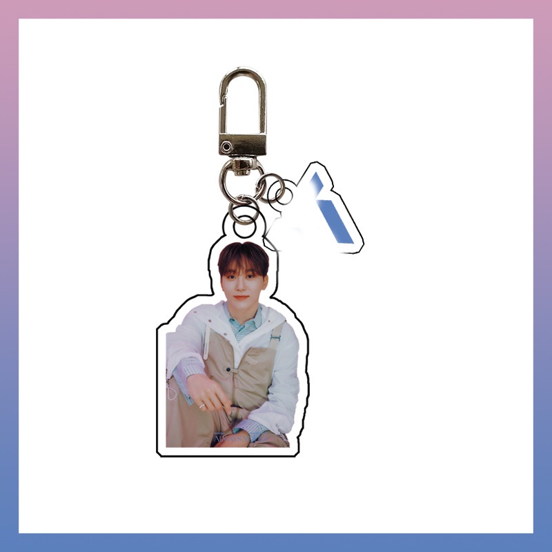 Móc Khóa Hai Mặt Bằng Acrylic In Họa Tiết Nhóm Nhạc Kpop Seventeen ALWAYS YOURTHHE8