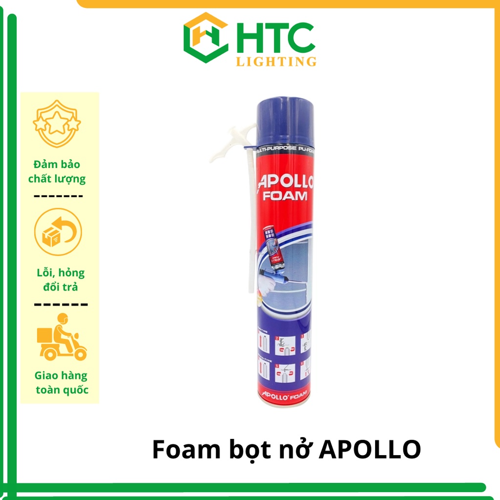 Keo bọt Foam nở siêu dính (có kèm vòi xịt)