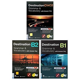 Sách Combo Destination Grammar & Vocabulary B1, B2, C1&C2 Phiên bản mới MCBooks (Lẻ/ Combo) - Bản Quyền